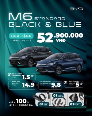 Ưu đãi BYD M6 tháng 10